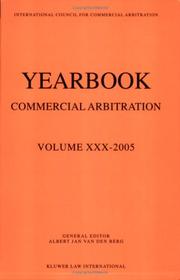 Cover of: Yearbook Commercial Arbitration 2005 (Yearbook Commercial Arbitration)