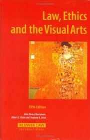 Cover of: Law, Ethics, And the Visual Arts
