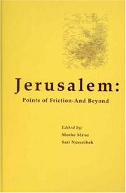 Cover of: Jerusalem by Ma'oz Moshe