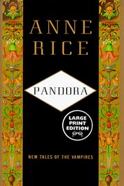 Cover of: Pandora by Anne Rice