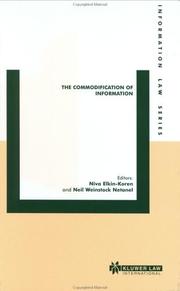 Cover of: The commodification of information
