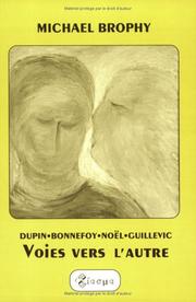 Cover of: Voies vers l'autre: Dupin, Bonnefoy, Noël, Guillevic