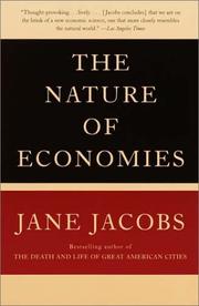 Cover of: The nature of economies by Jane Jacobs