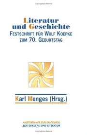 Cover of: Literatur Und Geschichte.
