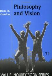 Cover of: Philosophy And Vision.(Value Inquiry Book Series 71) (Value Inquiry Book)