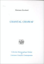 Cover of: Chantal Chawaf