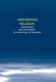 Cover of: Performing Religion by Gregory F. Barz