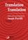 Cover of: Translation Translation (Approaches to Translation Studies 21) (Approaches to Translation Studies)