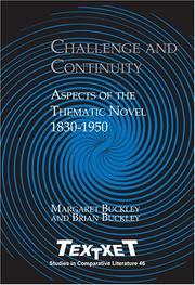 Cover of: Challenge and Continuity by Margaret Buckley, Margaret Buckley, Brian Buckley, Margaret Buckley, Brian Buckley