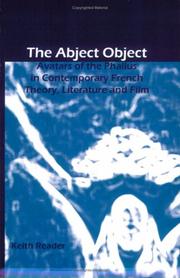 Cover of: The Abject Object: Avatars of the Phallus in Contemporary French Theory, Literature and Film (Chiasma 17) (Chiasma)