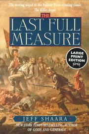 Cover of: The last full measure