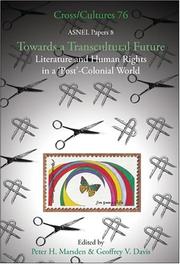 Cover of: Towards a Transcultural Future by Geoffrey V. Davis