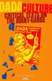 Cover of: Dada Culture by Dafydd Jones, Dafydd Jones