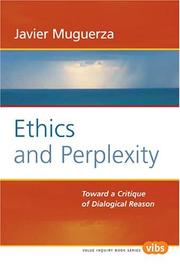 Cover of: Ethics and Perplexity by Javier Muguerza, Javier Muguerza