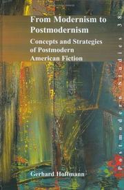 Cover of: From Modernism to Postmodernism: Concepts and Strategies of Postmodern American Fiction (Postmodern Studies 38) (Textxet Studies in Comparative Literature) (Postmodern Studies)