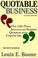 Cover of: Quotable Business 