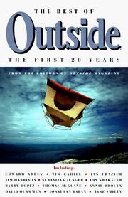 Cover of: The Best of Outside: The First 20 Years