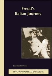 Cover of: Freuds Italian Journey ( Psychoanalysis and Culture 13) (Psychoanalysis and Culture)