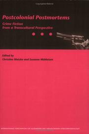 Cover of: Postcolonial Postmortems (Internationale Forschungen Zur Allgemeinen & Vergleichenden Literaturwissenschaft S.) (Internationale Forschungen Zur Allgemeinen Und Vergleichende)