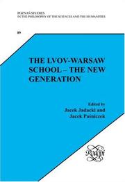 Cover of: The Lvov-Warsaw School The New Generation