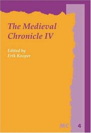 Cover of: The Medieval Chronicle IV (The Medieval Chronicle) by Erik Kooper, Erik Kooper