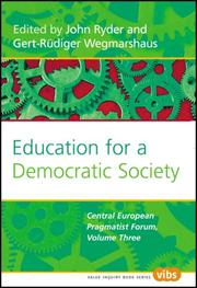 Cover of: Education for a Democratic Society | 