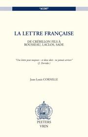 La lettre française by Jean-Louis Cornille