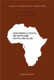 Cover of: Gedandedi sa geviya by Lolke J. Van der Veen