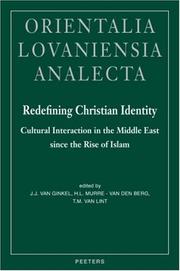 Cover of: Redefining Christian Identity: Cultural Interaction in the Middle East Since the Rise of Islam (Orientalia Lovaniensia Analecta, 134) (Orientalia Lovaniensia Analecta)