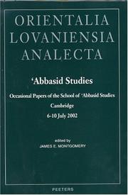 Cover of: Abbasid Studies by James E. Montgomery