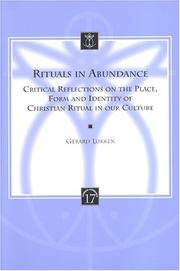 Rituals in abundance by Gerard Lukken