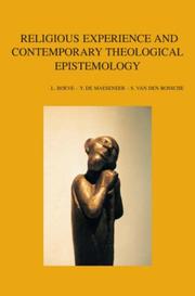 Cover of: Religious experience and contemporary theological epistemology