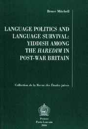 Cover of: Language Politics And Language Survival by Bruce Mitchell