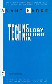 Cover of: Avant-garde And Technology.(Avant Garde Critical Studies 7) (Avant Garde, 7)