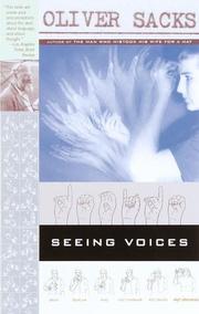 Cover of: Seeing Voices by Oliver Sacks