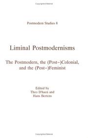 Cover of: Liminal Postmodernisms by Theo d' Haen