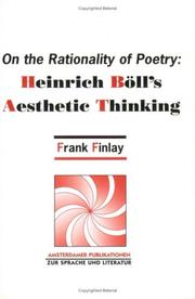 Cover of: On the rationality of poetry: Heinrich Böll's aesthetic thinking