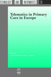 Cover of: Telematics in primary care in Europe