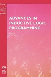 Cover of: Advances in Inductive Logic Programming, (Frontiers in Artificial Intelligence and Applications, 32) (Frontiers in Artificial Intelligence and Applications, 32)