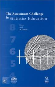 Cover of: The assessment challenge in statistics education