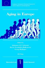 Cover of: Aging in Europe (Biomedical Health Research)