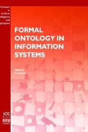 Cover of: Formal Ontology in Information Systems by Italy) Fois 9 (1998 Trento