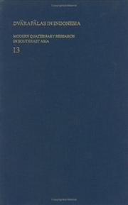 Cover of: MODERN QUATERNARY RESEARCH V13 DVARAPALA (Modern Quaternary Research in Southeast Asia)