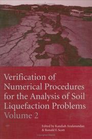 Verification of numerical procedures for the analysis of soil liquefaction problems by International Conference on the Verification of Numerical Procedures for the Analysis of Soil Liquefaction Problems (1993 Davis, Calif.)