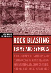 Cover of: Rock blasting terms and symbols by editor-in-chief Agne Rustan.