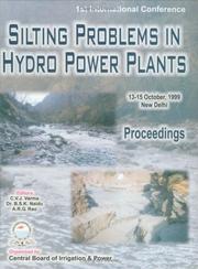 Cover of: Silting Problems (1st Intl) in Hydropowe