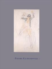 Cover of: Pierre Klossowski. by Pierre Klossowski