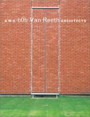 Cover of: Bob Van Reeth (Architecture Monographs) by Geert Bekaert, Bob van Reeth