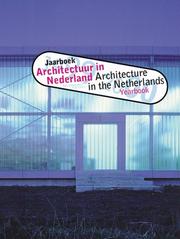 Cover of: Architecture in the Netherlands, Yearbook 1999-2000