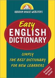 Cover of: Random House Webster's easy English dictionary.